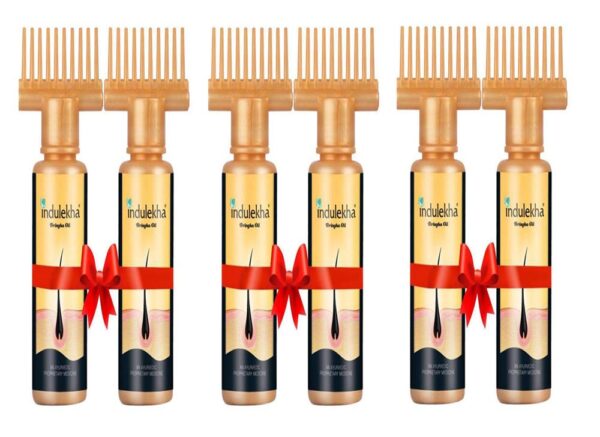 Indulekha Bhringa Hair Oil 100ml pack 6