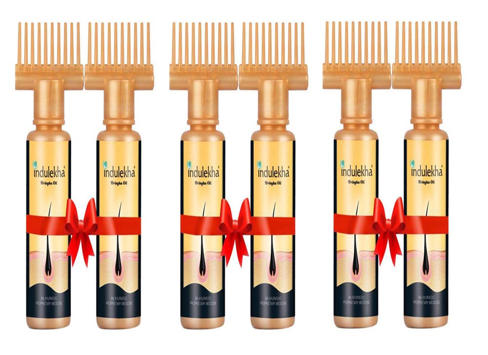Indulekha Bhringa Hair Oil 100ml pack 6