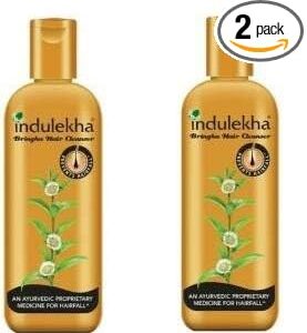 Indulekha Bringha Anti Hairfall Cleanser Shampoo Pack of 2 (100 ml)