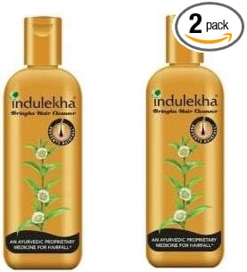 Indulekha Bringha Anti Hairfall Cleanser Shampoo Pack of 2 (100 ml)