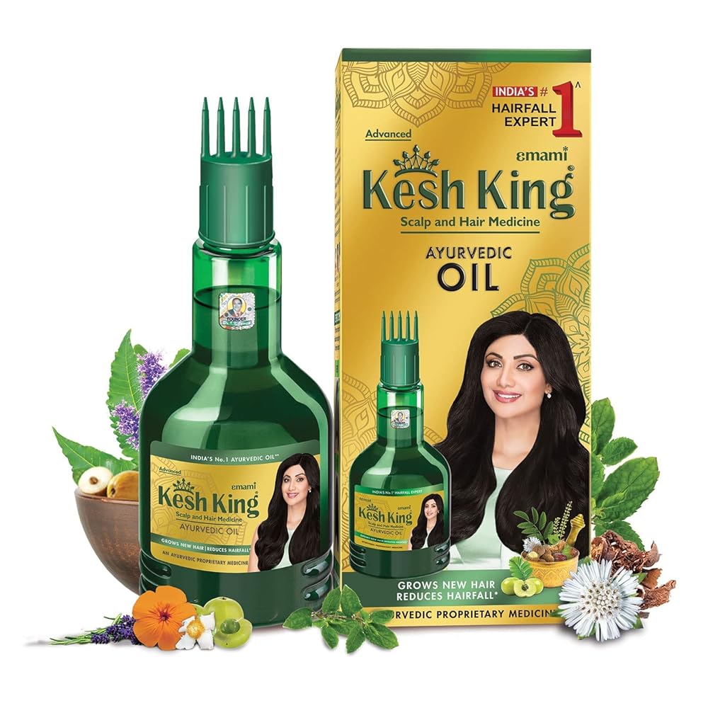 Kesh King Ayurvedic Scalp and Hair Oil, 100ml
