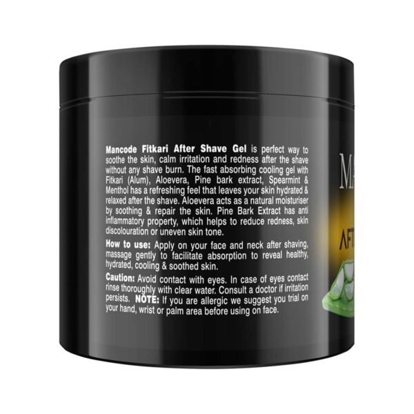 Mancode Fitkari After Shave Gel Original Antiseptic Formula (100g) - Mancode