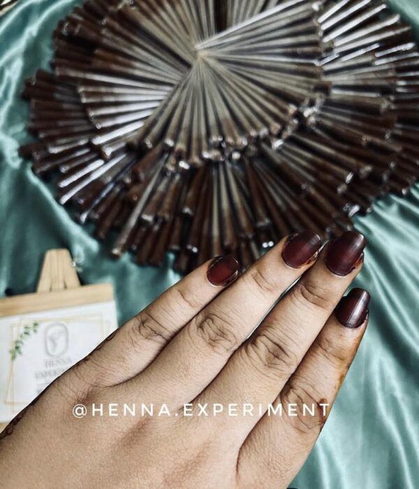 Nail Henna cones (4 pcs) /Organic Nail Henna / chemical free / Homemade cone /StainGuranteed