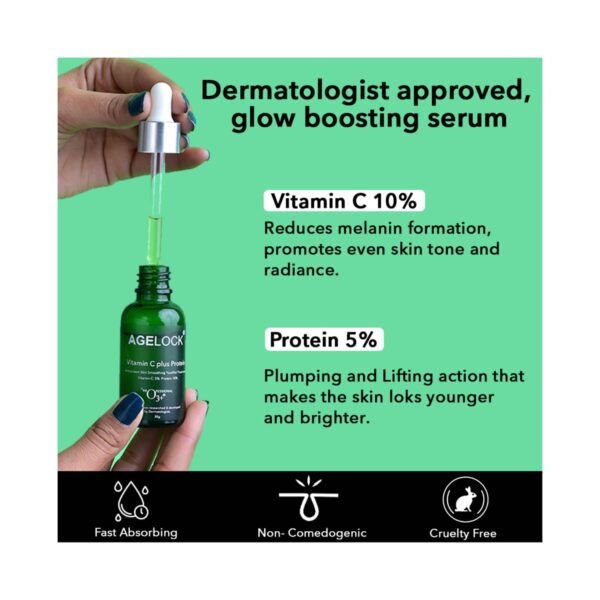 O3+ Age Lock Vitamin C Plus Protein Serum (30ml) - O3+