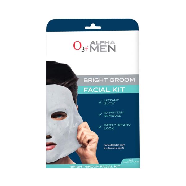 O3+ Alpha Men Bright Groom Facial Kit (54g) - O3+