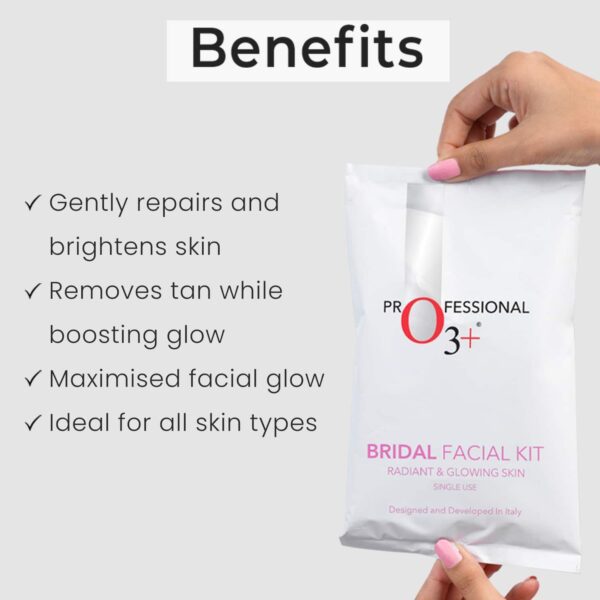 O3+ Bridal Facial Kit - Radiant & Glowing Skin & Bridal Glow Skin Facial Kit - (81g) Combo - O3+