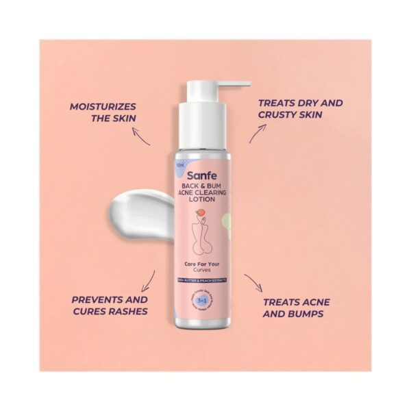 Sanfe Back & Bum Acne Clearing Lotion (100ml) - Sanfe