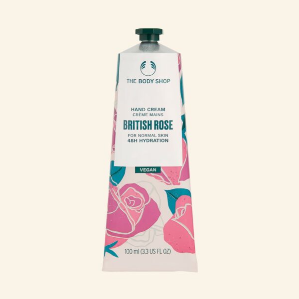 The Body Shop British Rose Hand Cream (100ml) - The Body Shop