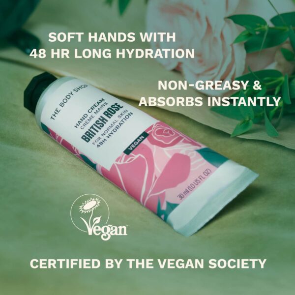 The Body Shop British Rose Hand Cream (30ml) - The Body Shop