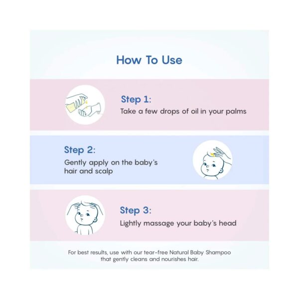 the moms co. Baby Hair Oil (200ml) - the moms co.